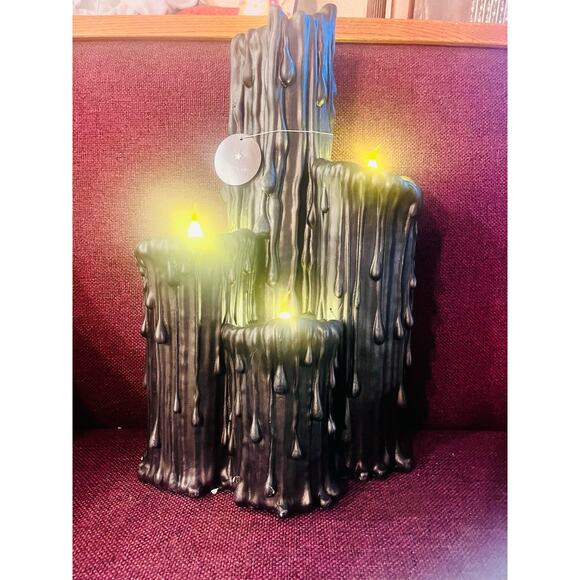 Halloween Gothic light up candelabra lots of detail - Picture 4 of 12